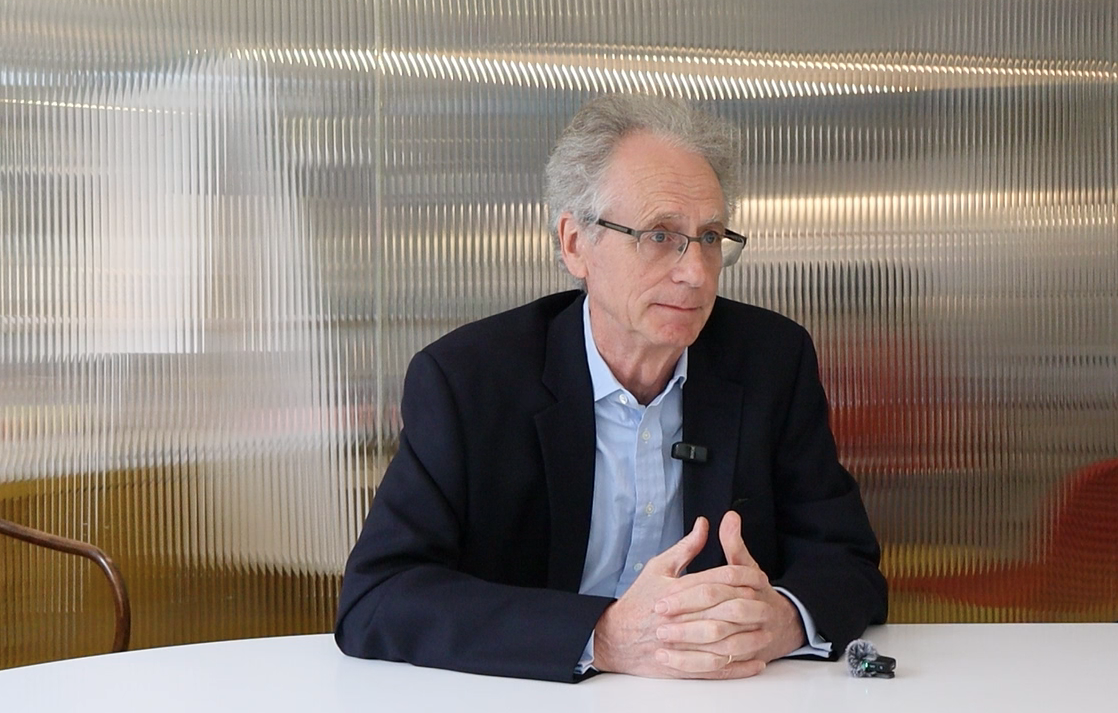 Professor Mike Laffan during the interview